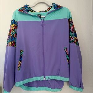 Sketchers x James Goldcrown Jacket with Heart Pattern 90’s style